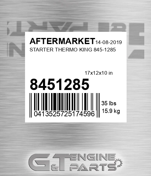 8451285 Starter Thermo King for AFTERMARKET