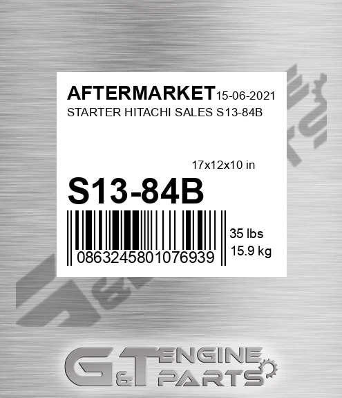 S13-84B Starter Hitachi Sales S13-84b for AFTERMARKET