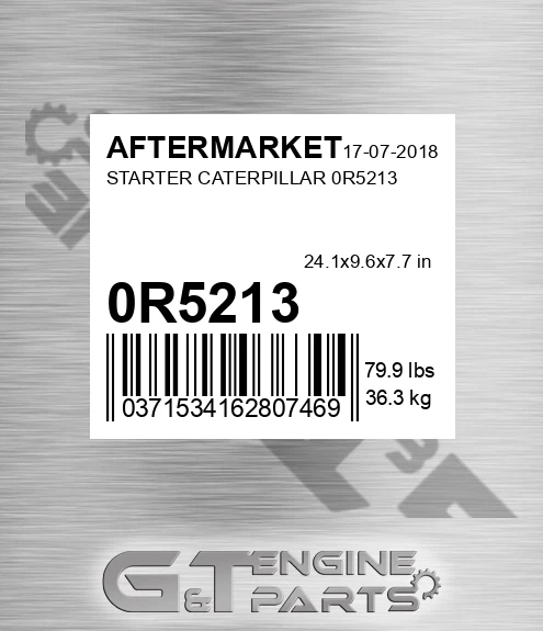 0R5213 Starter Caterpillar 0r5213 for AFTERMARKET