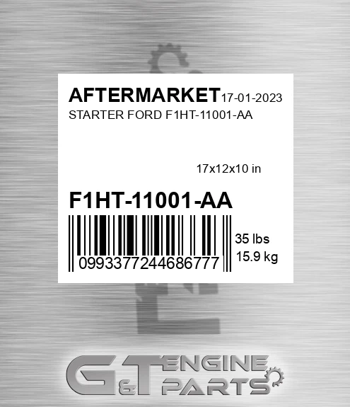 F1HT-11001-AA Starter Ford F1ht-11001-aa for AFTERMARKET