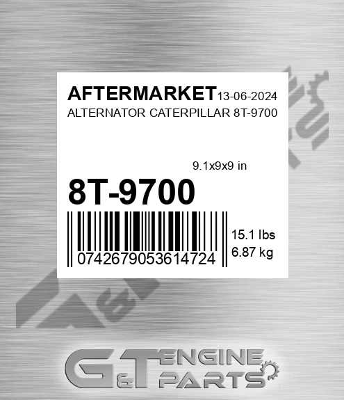 8T-9700 Alternator Caterpillar 8t-9700 for AFTERMARKET