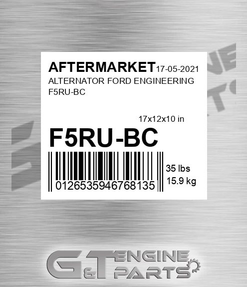 F5RU-BC Alternator Ford Engineering F5ru-bc for AFTERMARKET