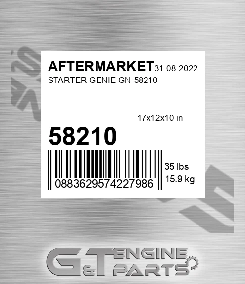 58210 Starter Genie Gn- for AFTERMARKET