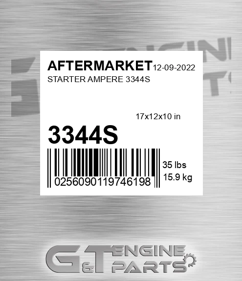 3344S Starter Ampere for AFTERMARKET