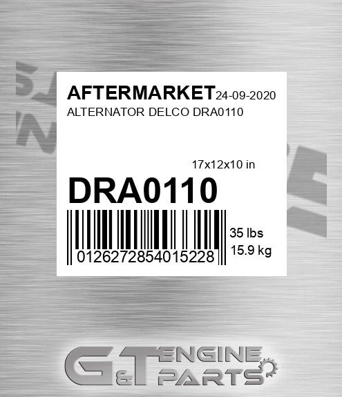 DRA0110 Alternator Delco for AFTERMARKET