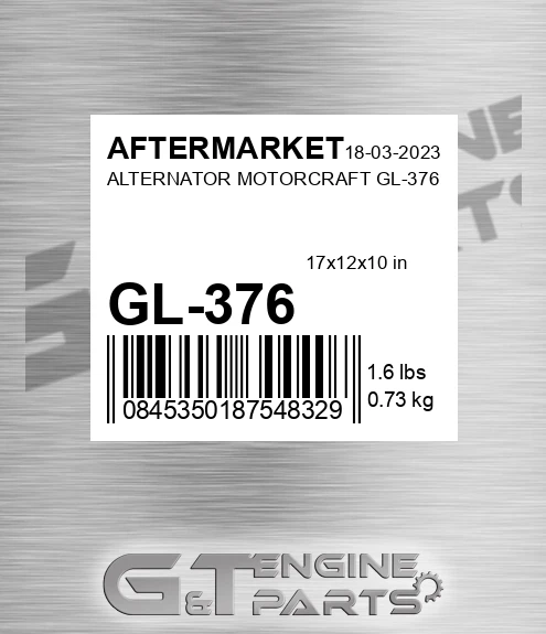 GL-376 Alternator Motorcraft Gl-376 for AFTERMARKET