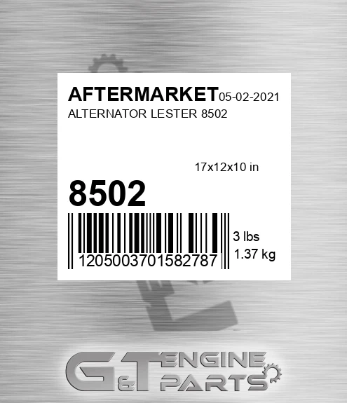 8502 Alternator Lester