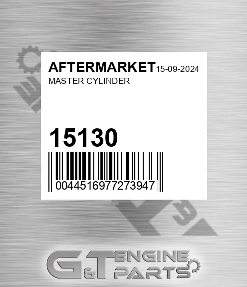 15130 Master Cylinder