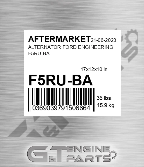 F5RU-BA Alternator Ford Engineering F5ru-ba for AFTERMARKET