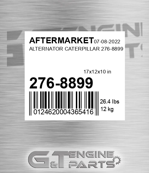 276-8899 Alternator Caterpillar 276-8899 for AFTERMARKET