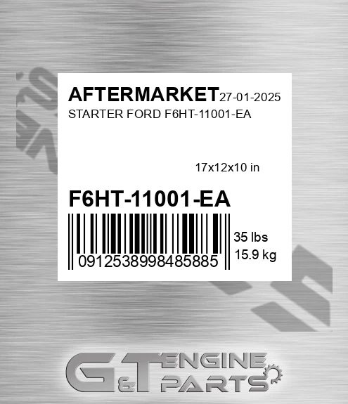 F6HT-11001-EA Starter Ford F6ht-11001-ea for AFTERMARKET