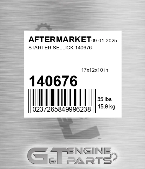 140676 Starter Sellick for AFTERMARKET