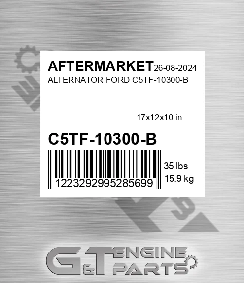 C5TF-10300-B Alternator Ford C5tf-10300-b for AFTERMARKET