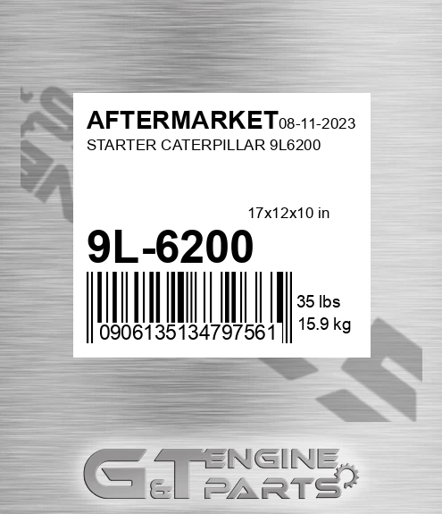 9L-6200 Starter Caterpillar for AFTERMARKET