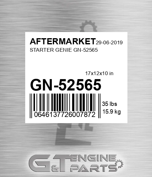 GN-52565 Starter Genie Gn-52565 for AFTERMARKET