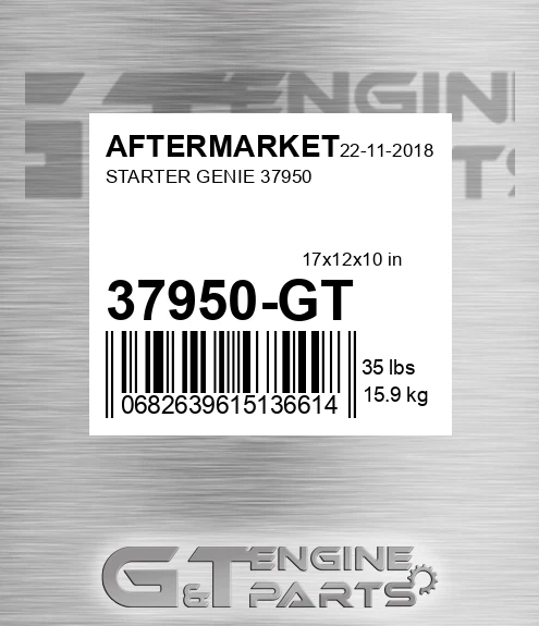 37950-GT Starter Genie 37950 for AFTERMARKET