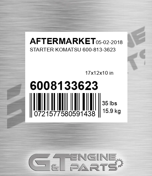 6008133623 Starter Komatsu for AFTERMARKET