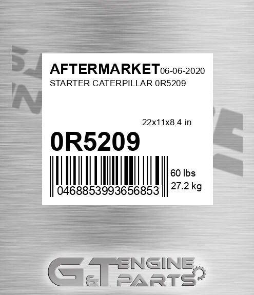 0R5209 Starter Caterpillar 0r5209 for AFTERMARKET
