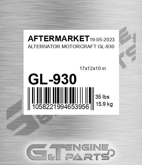 GL-930 Alternator Motorcraft Gl-930 for AFTERMARKET