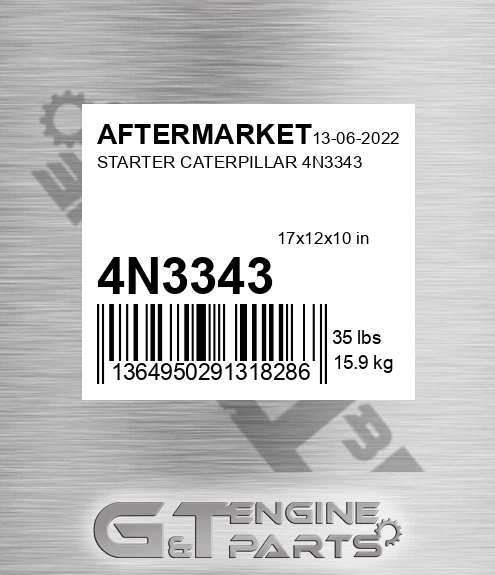 4N3343 Starter Caterpillar for AFTERMARKET
