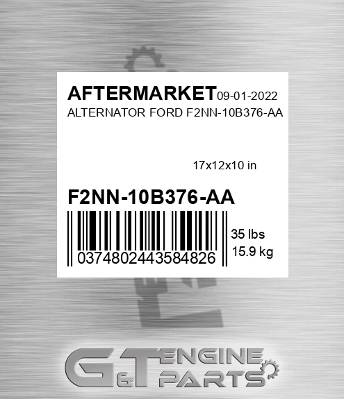 F2NN-10B376-AA Alternator Ford F2nn-10b376-aa for AFTERMARKET
