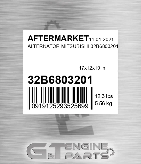 32B6803201 Alternator Mitsubishi 32b6803201