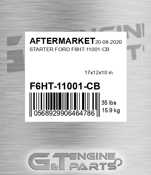 F6HT-11001-CB Starter Ford F6ht-11001-cb for AFTERMARKET