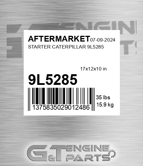 9L5285 Starter Caterpillar for AFTERMARKET