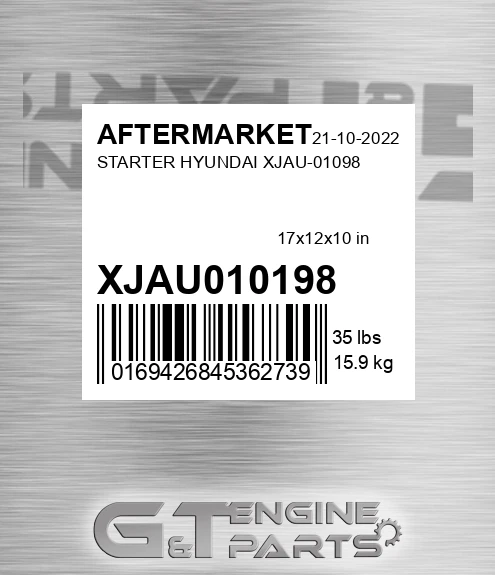 XJAU010198 Starter Hyundai Xjau-01098 for AFTERMARKET