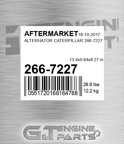 266-7227 Alternator Caterpillar 266-7227 for AFTERMARKET