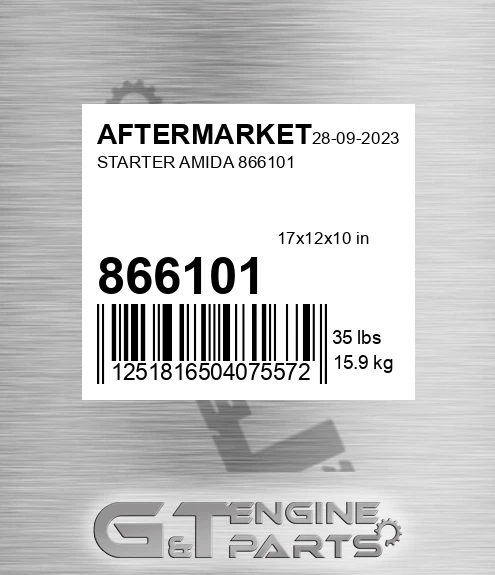 866101 Starter Amida for AFTERMARKET