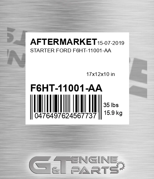 F6HT-11001-AA Starter Ford F6ht-11001-aa for AFTERMARKET