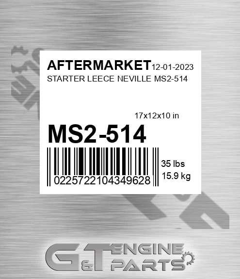 MS2-514 Starter Leece Neville Ms2-514