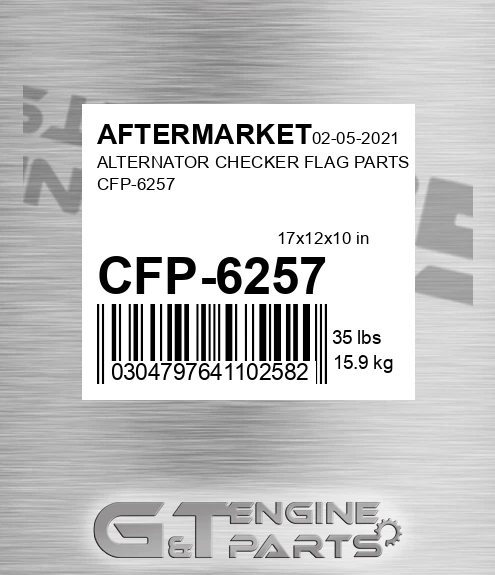 CFP-6257 Alternator Checker Flag Parts Cfp-6257 for AFTERMARKET