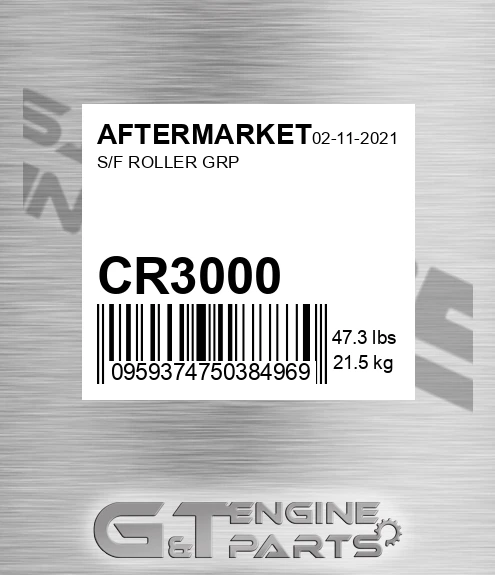 CR3000 AFTERMARKET S/f Roller Grp