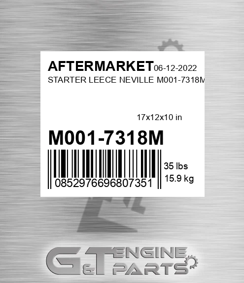 M001-7318M Starter Leece Neville M001-7318m for AFTERMARKET