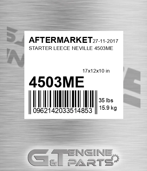 4503ME Starter Leece Neville for AFTERMARKET