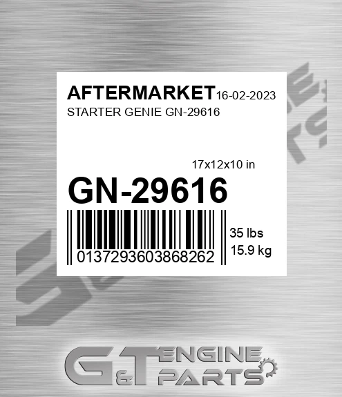 GN-29616 Starter Genie Gn-29616 for AFTERMARKET
