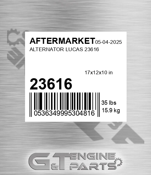 23616 Alternator Lucas