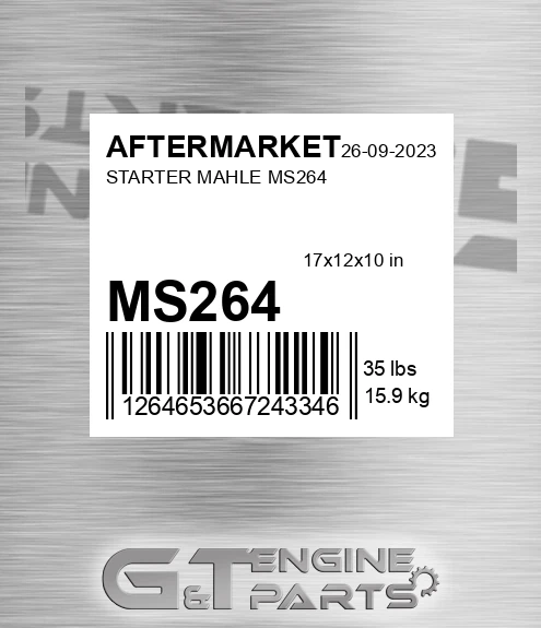 MS264 Starter Mahle