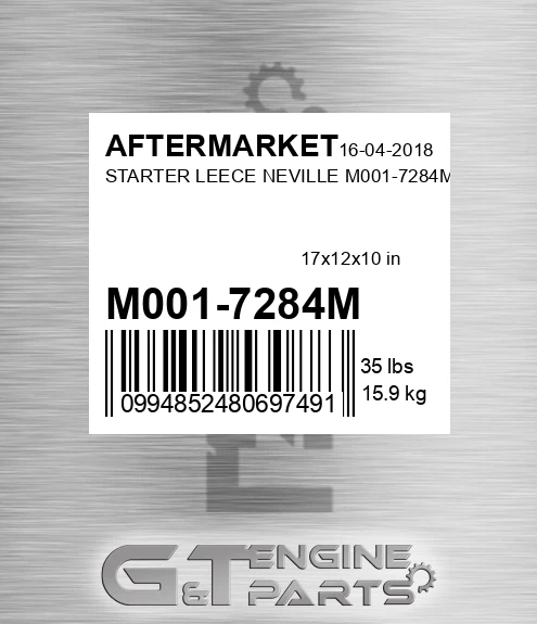 M001-7284M Starter Leece Neville M001-7284m for AFTERMARKET