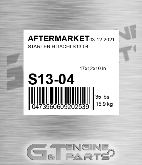 S13-04 Starter Hitachi S13-04 for AFTERMARKET