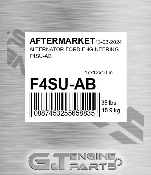 F4SU-AB Alternator Ford Engineering F4su-ab for AFTERMARKET