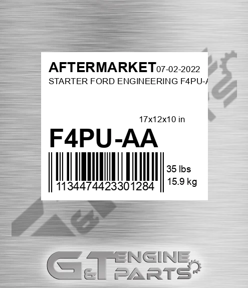 F4PU-AA Starter Ford Engineering F4pu-aa for AFTERMARKET