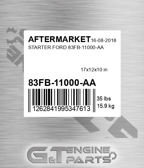 83FB-11000-AA Starter Ford 83fb-11000-aa for AFTERMARKET