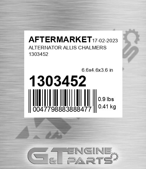 1303452 Alternator Allis Chalmers for AFTERMARKET