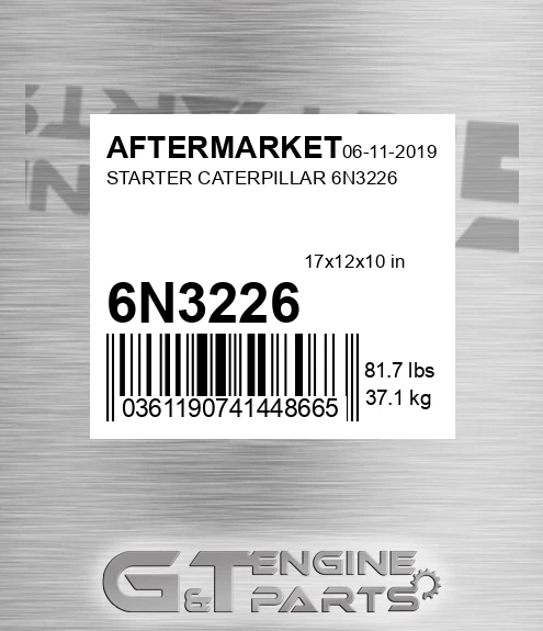 6N3226 Starter Caterpillar for AFTERMARKET