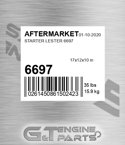 6697 Starter Lester