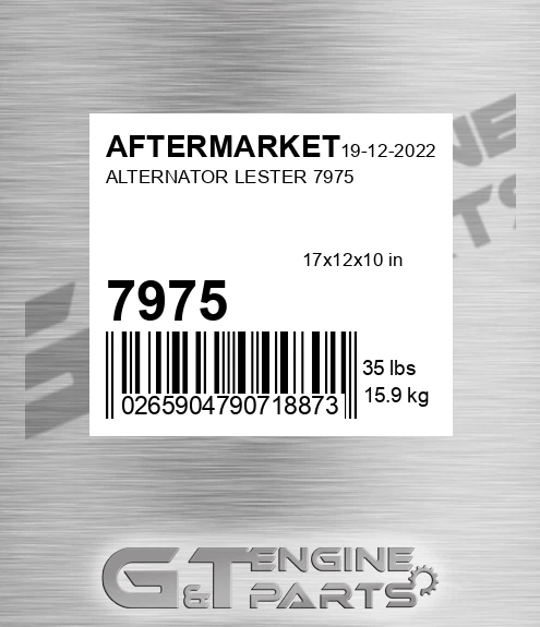 7975 Alternator Lester for AFTERMARKET