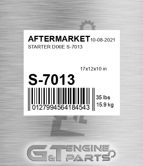 S-7013 Starter Dixie S-7013 for AFTERMARKET